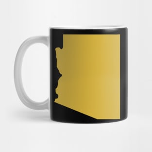 Arizona state map for arizonians Mug